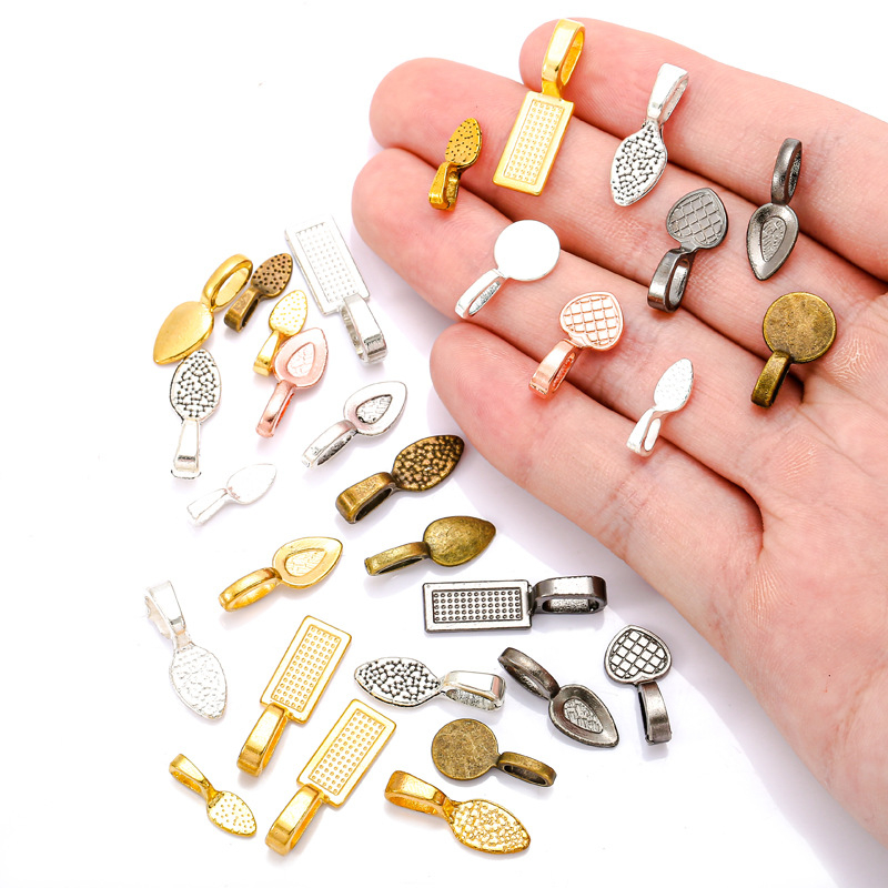 Kaklo pakabukas iš cinko lydinio, elektroplatinavimo danga, 6 dizainų, 120 vienetų mišriame komplekte, 115 g