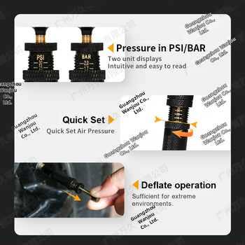 Automatinis padangos oro išleidimo vožtuvas – nešiojamas, greitas slėgio mažinimas, tinkamas visureigiams ir dykumoms, PSI rodmenys