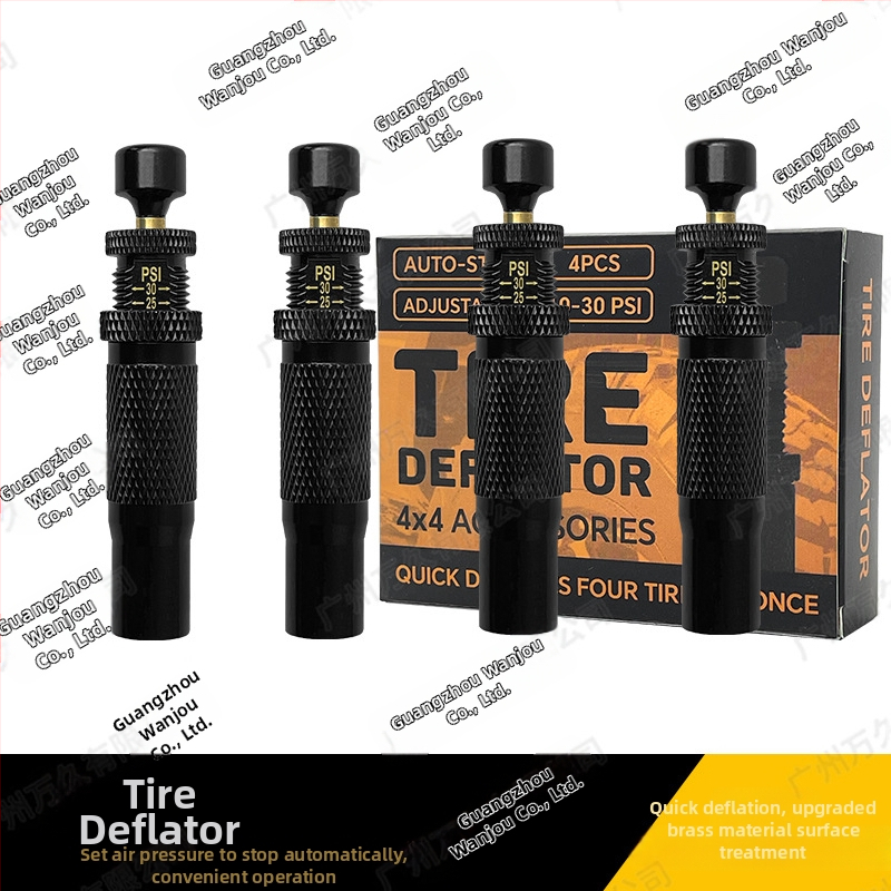 Automatinis padangos oro išleidimo vožtuvas – nešiojamas, greitas slėgio mažinimas, tinkamas visureigiams ir dykumoms, PSI rodmenys