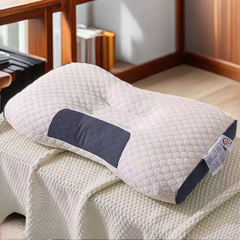 Stačiakampė kaklo atramos pagalvė su aukšto elastingumo pluošto užpildu, suaugusiems