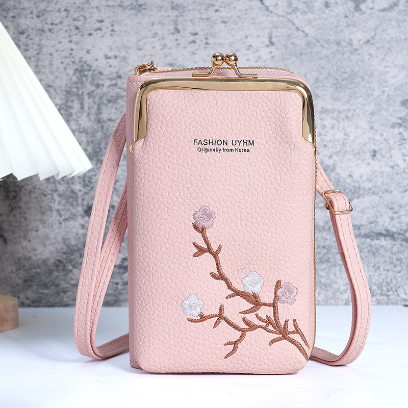 Išmaniųjų telefonų dėklas – corduroy audinys, užtrauktuko uždarymas, PU vidus; 2018 m. pavasaris; verslo kelionėms