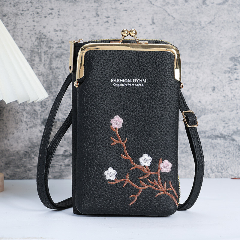 Išmaniųjų telefonų dėklas – corduroy audinys, užtrauktuko uždarymas, PU vidus; 2018 m. pavasaris; verslo kelionėms