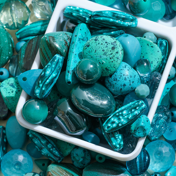 Ελεύθερες χάντρες για μωσαϊκό – Μπαρόκ θραύσματα, τεχνητός κρύσταλλος, ηλεκτροπλατίωση