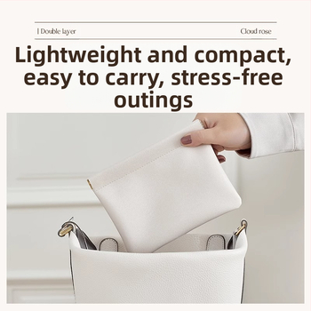 Taška na káble s automatickým uzatvorením, PU povrch a flanelová podšívka, vodeodolný organizér káblov pre drôtové slúchadlá a nabíjačku