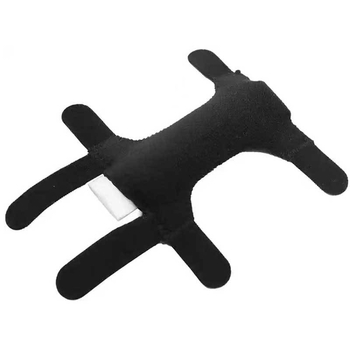 Μαξιλαράκι για προκνημία σε μπαστούνι – βελούδινο συνθετικό ύφασμα, εκτύπωση λογοτύπου, μοντέλο 00, επεξεργασία κατά παραγγελία