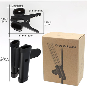 Θήκη για μπαρ ντράμς GB-02, ABS+σίδηρος; συσκευασία: χαρτονένιο κουτί; κατάλληλο για κρουστά