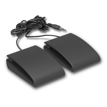 Dvostruki bubnjarski pedal za elektronički bubnjarski set, model J-04, ABS materijal, 3,5 mm sučelje, 50 000 ciklusa