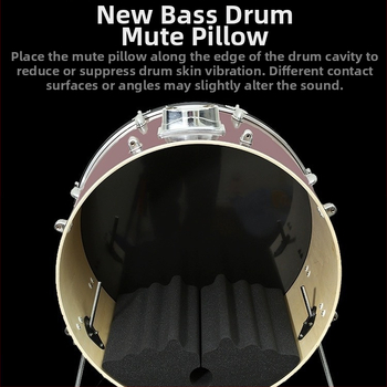 Vankúš na bubny s tlmiacou penou – zvukovo absorbujúci vankúš pre podlahové bubny