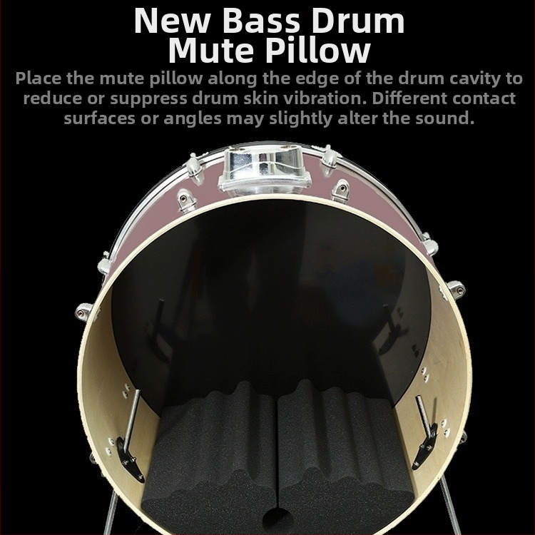 Vankúš na bubny s tlmiacou penou – zvukovo absorbujúci vankúš pre podlahové bubny