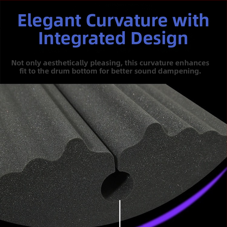 Vankúš na bubny s tlmiacou penou – zvukovo absorbujúci vankúš pre podlahové bubny