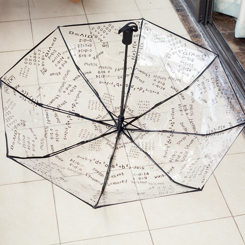 Trys dalių sulankstomas skėtis su automatinio atidarymo mechanizmu, lydinio strypai, 8 strypai, plastikinis audinys 210T