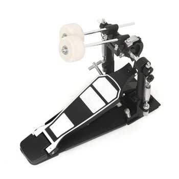 Διπλό πετάλι μπάσου για σετ τύμπανα LM106, Μέταλλο, Διπλής αλυσίδας κίνηση, Συσκευασία από χαρτόνι