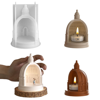 Decorate Trend Силиконова форма за кексове — Неправилна форма за DIY гипсов дворцов свещник