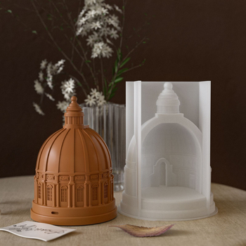 Decorate Trend Φόρμα Σιλικόνης για Κέικ — Ακανόνιστο Σχήμα για DIY Γύψινο Λιχνία Παλατιού