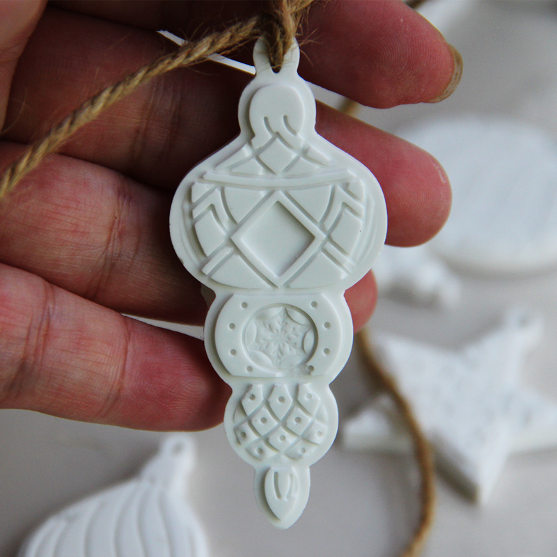 Силиконова форма за гипсови декоративни табели, нестандартна форма и животински жакардов модел – за DIY украса