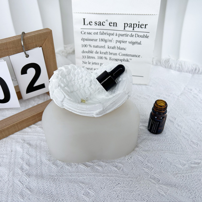 KLX силиконова форма за кексове - сърцевидна, гипсова форма за ароматерапия