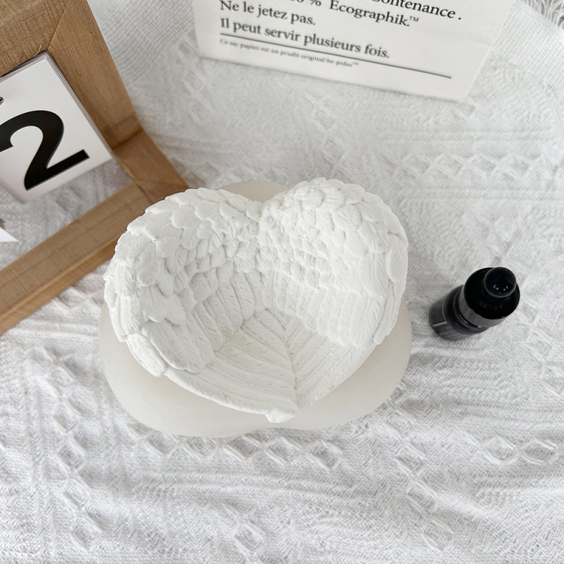 KLX силиконова форма за кексове - сърцевидна, гипсова форма за ароматерапия