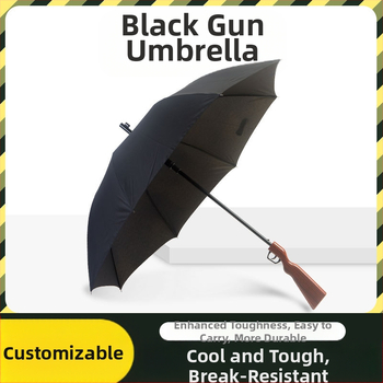 Umbrelă 98K Pușcă, 8 Arce, Deschidere Automată, Mâner Lung, Material 190T