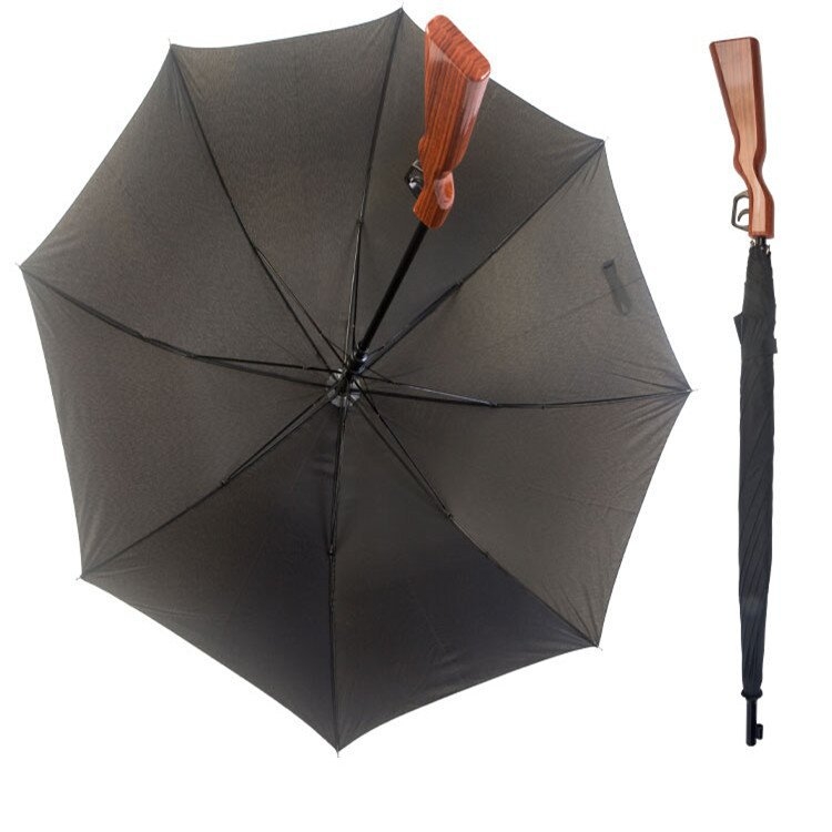 Umbrelă 98K Pușcă, 8 Arce, Deschidere Automată, Mâner Lung, Material 190T