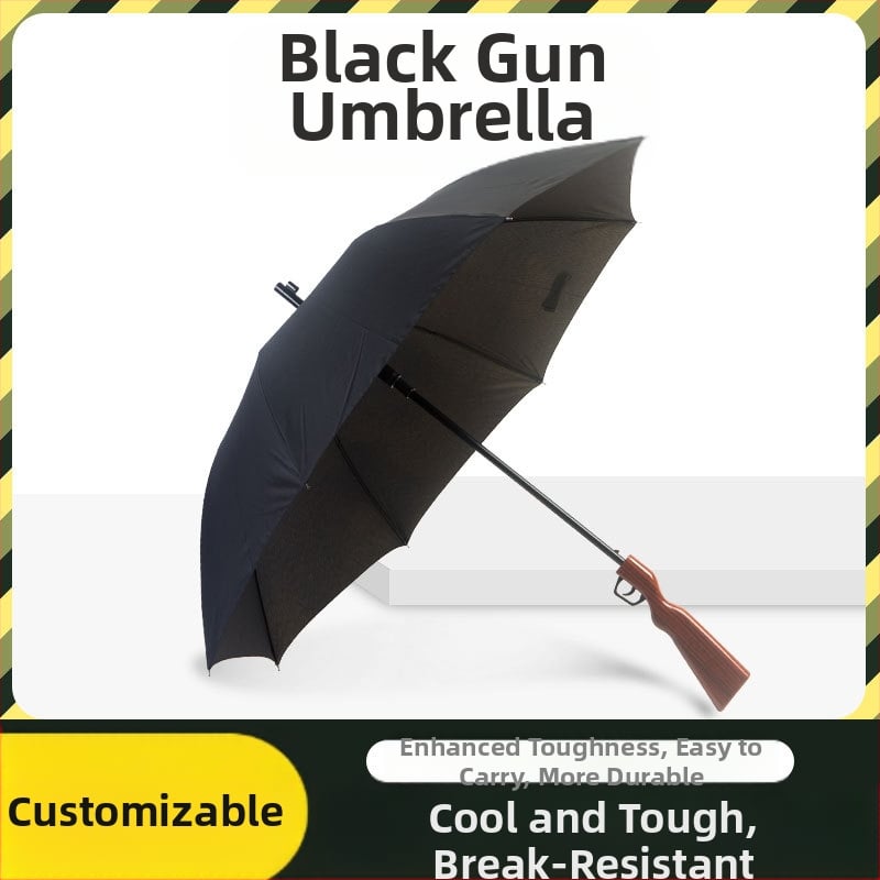 Umbrelă 98K Pușcă, 8 Arce, Deschidere Automată, Mâner Lung, Material 190T