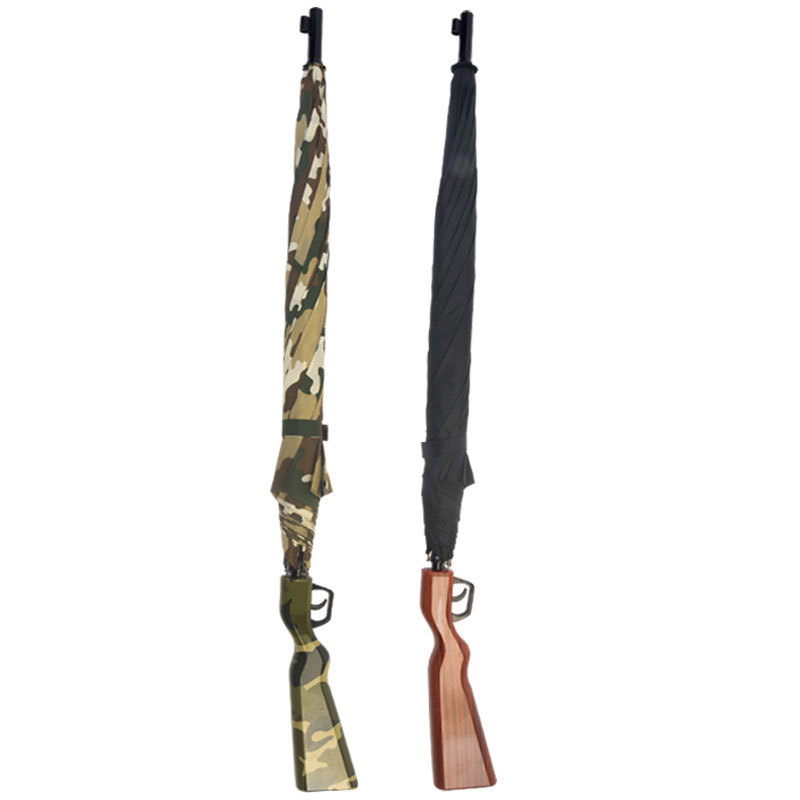 Umbrelă 98K Pușcă, 8 Arce, Deschidere Automată, Mâner Lung, Material 190T