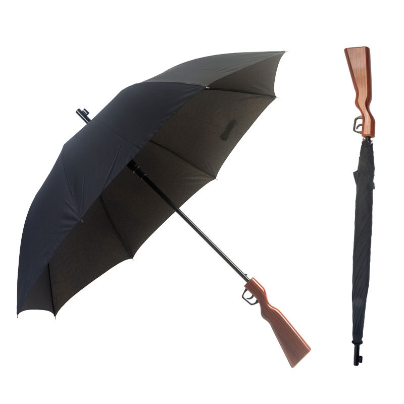 Umbrelă 98K Pușcă, 8 Arce, Deschidere Automată, Mâner Lung, Material 190T