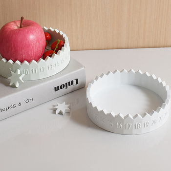 Силиконова форма за печене, неправилна пръстеновидна форма, за DIY календар за Адвент