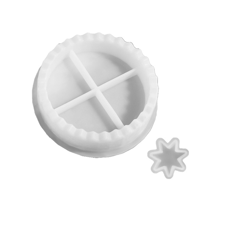 Силиконова форма за печене, неправилна пръстеновидна форма, за DIY календар за Адвент