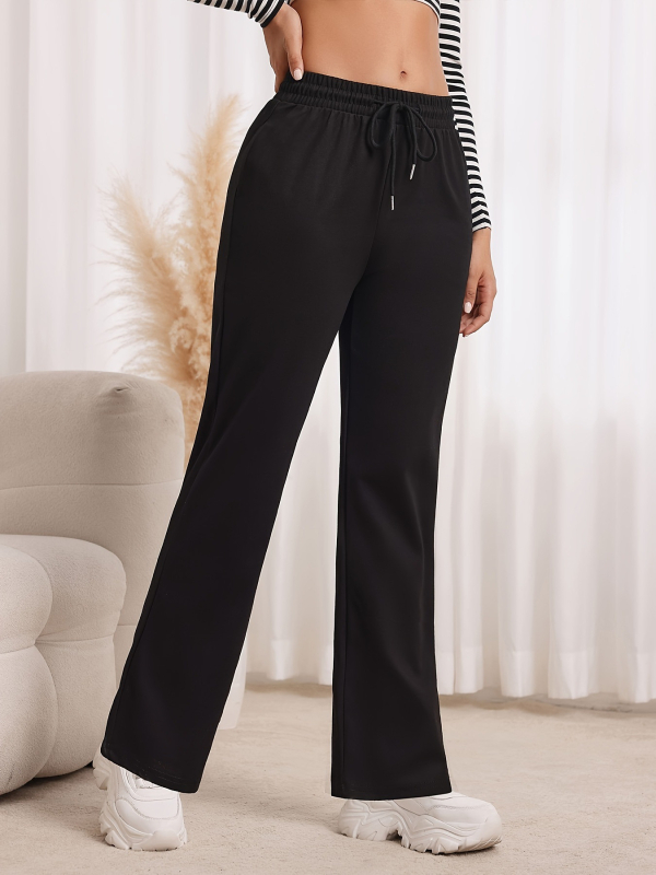 Chenille džoggeriai su raišteliu juosmeni, spandeksas audinys, turinys mažiau kaip 30%, 2025 m. pavasaris, karalienės sesers stilius (Spandex; Chenille; below 30%; Spring 2025; Royal sister style)