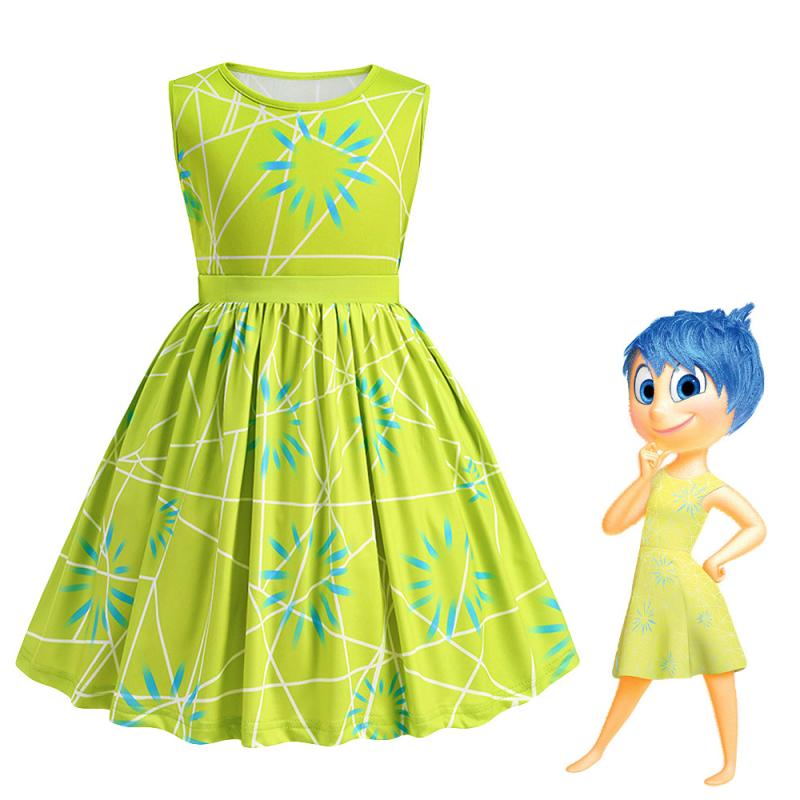 Cosplay djevojačka haljina bez rukava – mješavina pamuka; Glavni materijal: 65% poliester, 35% pamuk za podstav; Za djecu 8+ godina; Ljeto 2025