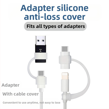Silikónové puzdro proti strate pre Type-C konvertor s šnúrkou, model 08