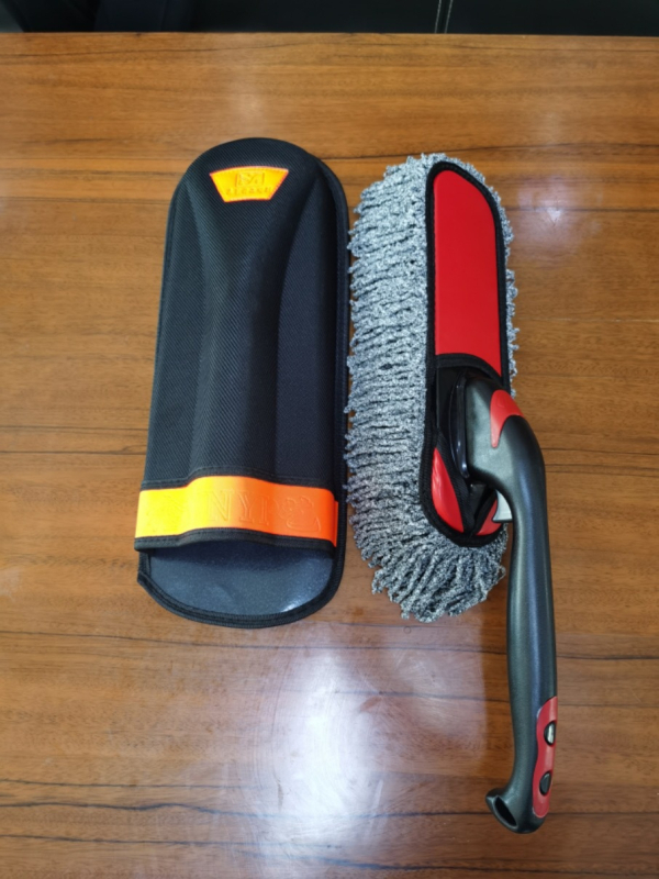 Сгъваема четка за миене на автомобил с меки влакна за прах, подходяща за домашно и автомобилно ползване