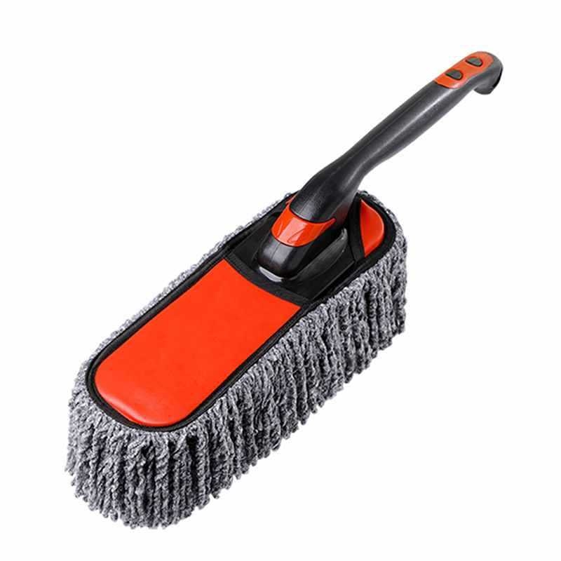 Сгъваема четка за миене на автомобил с меки влакна за прах, подходяща за домашно и автомобилно ползване