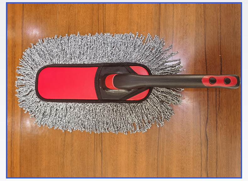 Щетка за измиване на автомобил с въртяща се глава, влакна от снежна вълна, пластмасов корпус, марка Xinyi