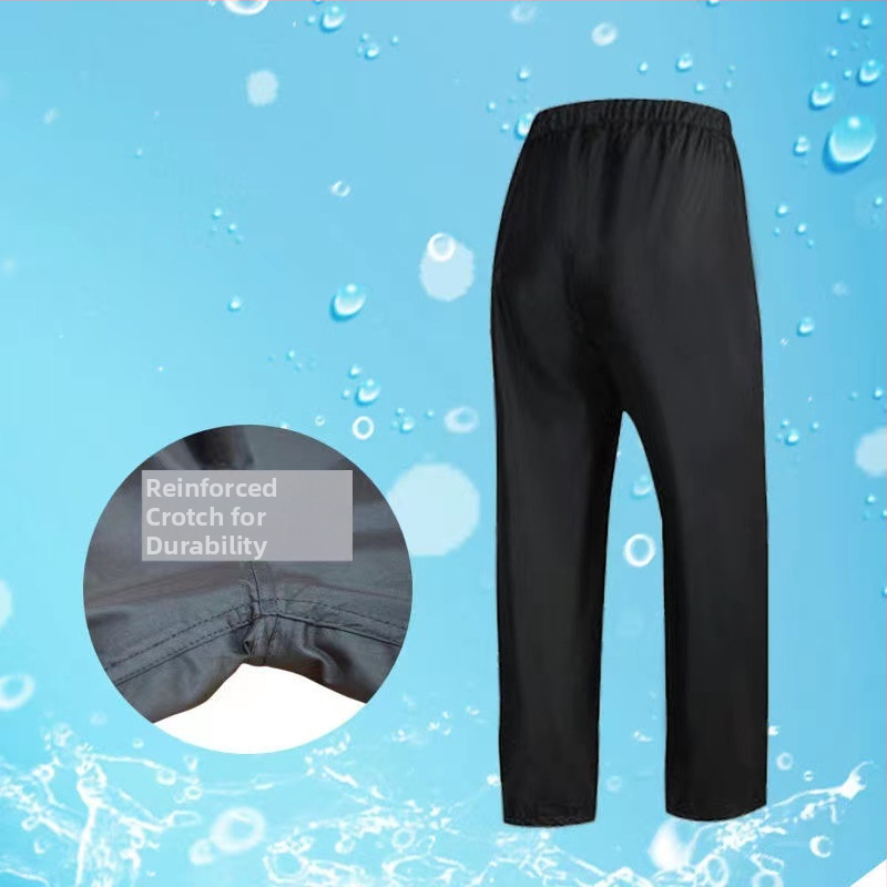 Дъждобран-пончо за възрастни, водоустойчив и дишащ, плат Pongee с PU лепило, дебелина 0.24 мм, тегло 0.43 кг