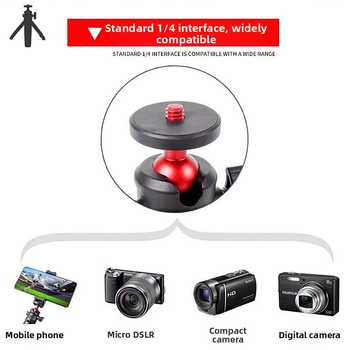 Weijiesi Wt008 τηλεσκοπικός επιτραπέζιος τρίποδας, κατασκευή αλουμινίου-νάιλον, 3 τμήματα, φόρτιση έως 2 kg