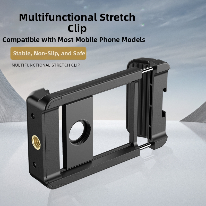 Vonkajší objektív pre mobilný telefón s univerzálnym 17 mm rozhraním, klip s protišmykovou výstelkou, hliníkové telo, kompatibilný so statívom