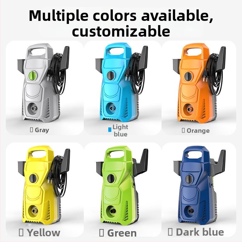 Домашна високонапорна машина за миене на автомобили — 3000W, 220V, 100 bar, 6 л/мин, 7–20 м маркуч