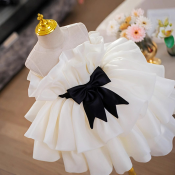 Φορεματάκι princess για κορίτσια ηλικίας 3-8 ετών, με πλισέ ύφασμα και επίστρωση με πλύση ενζύμων; εξωτερικό ύφασμα 60% πολυεστέρας, φόδρα 40% πολυεστέρας