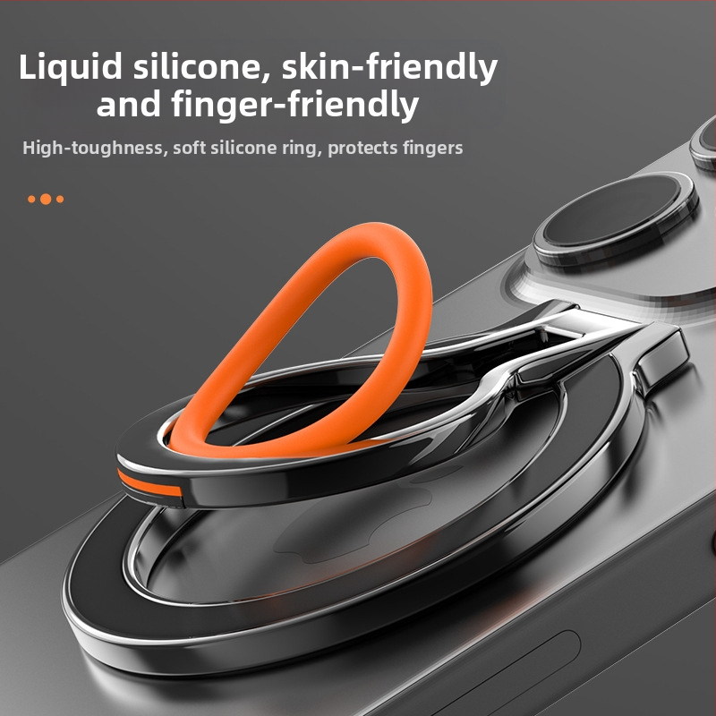 MagSafe магнитен държач за телефон с пръстен | цинкова сплав | сгъваем магнитен настолен държач | универсален