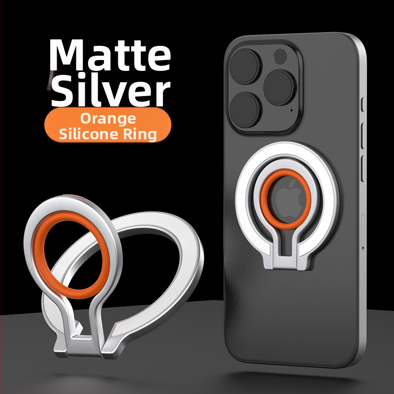 MagSafe магнитен държач за телефон с пръстен | цинкова сплав | сгъваем магнитен настолен държач | универсален