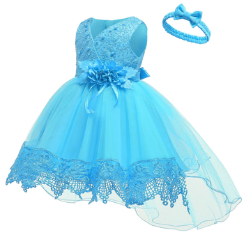 Dječja haljina bez rukava s A-linijom, za fotograﬁranje; tkanina: pamuk; glavna tkanina: poliester 85%; za djevojčice 1–3 godine (80–100 cm)