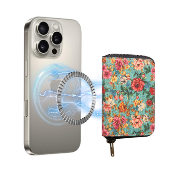 Korkový držiak kariet s Bracket štýlom, ručne vyrobený, MagSafe kompatibilný