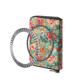 Korkový držiak kariet s Bracket štýlom, ručne vyrobený, MagSafe kompatibilný