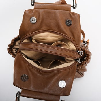 Dnevni ruksak za svakodnevnu upotrebu — udoban, višenamjenski PU ruksak sa zatvaranjem na zip, unutarnja torba s džepom na zip, poliester podstava, unutarnji pretinac