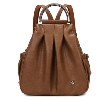 Dnevni ruksak za svakodnevnu upotrebu — udoban, višenamjenski PU ruksak sa zatvaranjem na zip, unutarnja torba s džepom na zip, poliester podstava, unutarnji pretinac