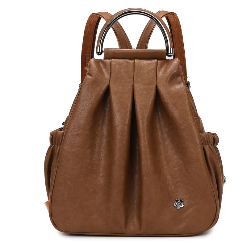 Dnevni ruksak za svakodnevnu upotrebu — udoban, višenamjenski PU ruksak sa zatvaranjem na zip, unutarnja torba s džepom na zip, poliester podstava, unutarnji pretinac