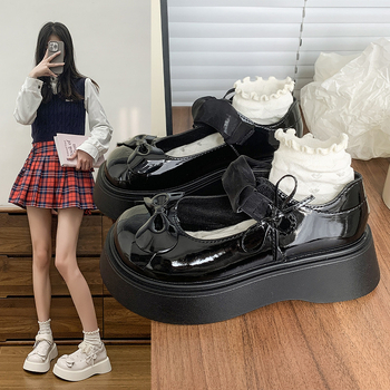 Moteriški Mary Jane bateliai: PU viršus, vidutinio kulno 3–5 cm, storesnis padas, guminis padas, sagties užsegimas