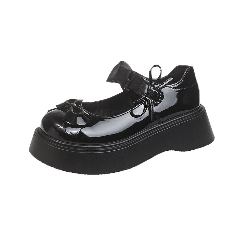 Moteriški Mary Jane bateliai: PU viršus, vidutinio kulno 3–5 cm, storesnis padas, guminis padas, sagties užsegimas