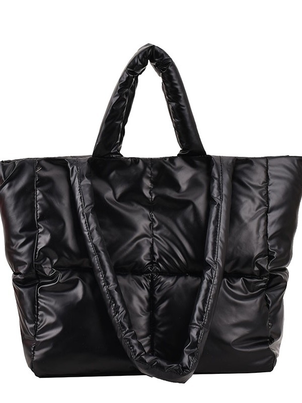 Ženska torba – street-trend stil, najlon, horizontalni kvadratni oblik, zatvarač, podstava od poliestera